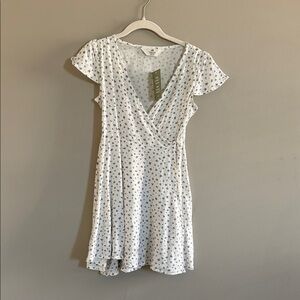 Girl’s Floral Wrap Dress
